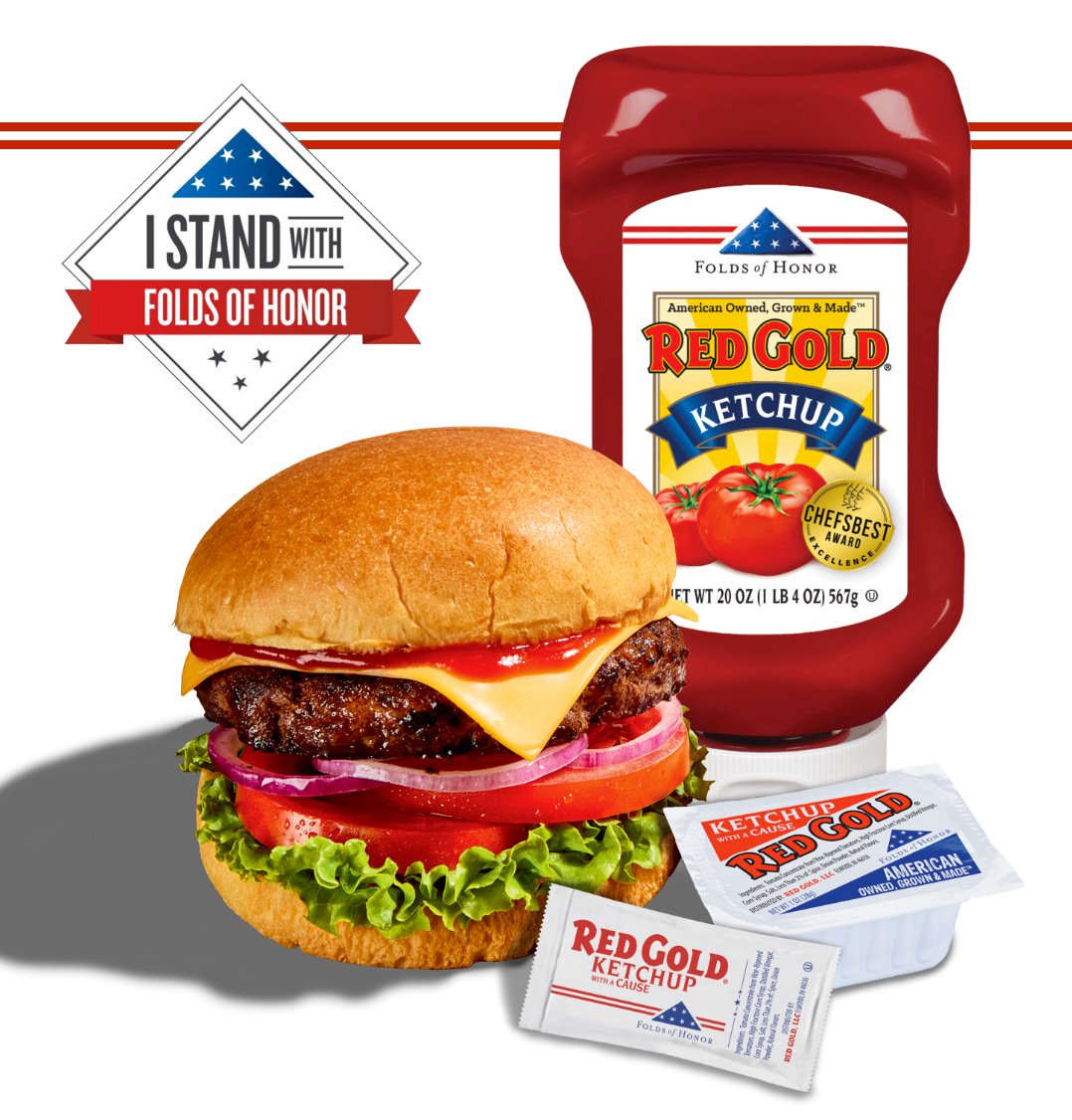 Red Gold is the only ketchup with a cause.