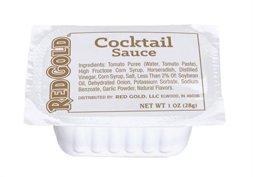 Red Gold’s new 1 oz. Cocktail Sauce dipping cup is ready for the road or catering applications.