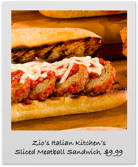 Zio’s Italian Kitchen’s Sliced Meatball Sandwich